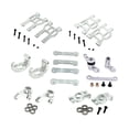 thumbnail image 4 of Kit de piezas para coche RC 1/10, accesorio de copa de dirección, reemplazo directo, portátil premium Plata, 4 of 9