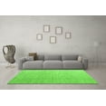 thumbnail image 3 of Ahgly Company Indoor Round Solid Green Modern Area Rugs, 7' Round, 3 of 4