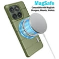 thumbnail image 3 of Nakedcellphone Flex Series for Motorola Edge 2025 Phone Case (Compatible with MagSafe) - Army Olive OD Green, 3 of 8