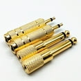 thumbnail image 2 of CIYISON Premium Gold Plate Mono Plugs Adapter 6.5mm to 3.5mm Mono Adapter Wide Compatibility for Studio Grade Audios Transmission, 2 of 7