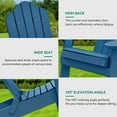 thumbnail image 5 of YITAHOME Folding Adirondack Chair, Heavy Duty Foldable Plastic Outdoor Chairs with Rotatable Cup Holder, Oversized Fold up Fire Pit Chairs for Garden Lawn Yard Patio Deck Pool Porch Beach, 5 of 8