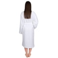 thumbnail image 2 of TowelSelections Women's Soft Plush Robe Fleece Kimono Spa Bathrobe Large/X-Large White, 2 of 6