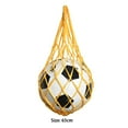 thumbnail image 3 of Bolsa De Red De Fútbol Baloncesto Bolsa de red de fútbol Nylon Fútbol Baloncesto Malla Voleibol Bolsa de transporte (Amarillo) Tmvgtek Para Estrenar, 3 of 3