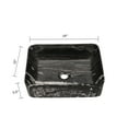 thumbnail image 2 of CoSoTower 19"X15" Black and Gray Marble Pattern Ceramic Rectangular Vessel Bathroom Sink, 2 of 6