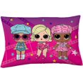 thumbnail image 1 of Funda de almohada reversible de microfibra súper suave para niños, 20 x 30 pulgadas, LOL Surprise, 1 of 4