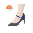 thumbnail image 4 of INSPIRE CHIC Women's Detachable Adjustable Anti-Slip Shoe Straps with Buckle Suede blue 20.5cm/8.07", 4 of 4