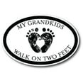 thumbnail image 2 of Magnet Me Up My Grandkids Walk On Two Feet Oval Magnet Decal, 4x6 In, Vinyl Automotive Magnet, 2 of 3