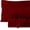 Burgundy Solid, variant on Fitted Sheet Set 3 Piece , 100% Egyptian Cotton 22" Deep Pocket Fitted Bed Sheets 400-Thread-Count Fitted Sheet,Soft and Luxury, Fade Resistant & Sateen Weave, Twin Size -White Stripe