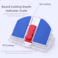 thumbnail image 7 of Mat Cutter 45 & 90 Degree Bevel Mat Board Cutter Beveled Cut Tool for Art Picture Framing Foam Board Card Board 2PCS, 7 of 7