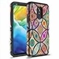 thumbnail image 3 of Rosebono Compatible avec LG Stylo 5 / Étui LG Stylo 5 Plus, Étui Hybride Mince à Double Couche Antichoc avec Étui de Protection Graphique pour LG Stylo 5/Stylo 5+ (Mandala Coloré), 3 of 4