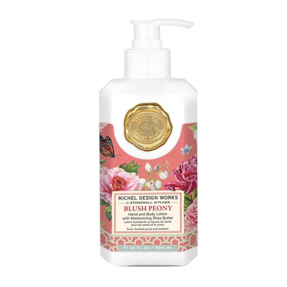 Loción para manos y cuerpo Michel Design Works Blush Peony 355 ml
