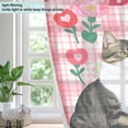thumbnail image 4 of Yayeee Window Curtains Light Filtering 63"x42" Grommet Panel Pair Home Living Room Decor, Dog Cat Love, 4 of 7