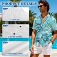 thumbnail image 5 of Jeiento Sea Turtle Matching Beach Outfits for Couples Mens Beach Shirts Summer Dresses for Women 2026 Hawaiian Shirt for Men Round Neck Tiered Short, 5 of 6