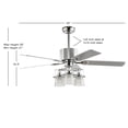 thumbnail image 2 of Safavieh Parlin 3-Light Glam Ceiling Light Fan, 2 of 5