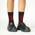 thumbnail image 4 of Honeii Red Dragon On Black Print Children's Colorful Socks,Unisex Kids and Toddlers' Cushioned Sock,Kids Athletic Crew Socks,for Everyday Wear and Sports, 4 of 5