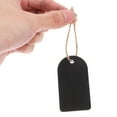 thumbnail image 5 of KAKOWELY hanging blackboard 50 Sets Double-Sided Writable Mini Chalkboard Tags with String Wooden Hanging Blackboard Labels Hanging Mini Wooden Chalkboard Tags, 5 of 5