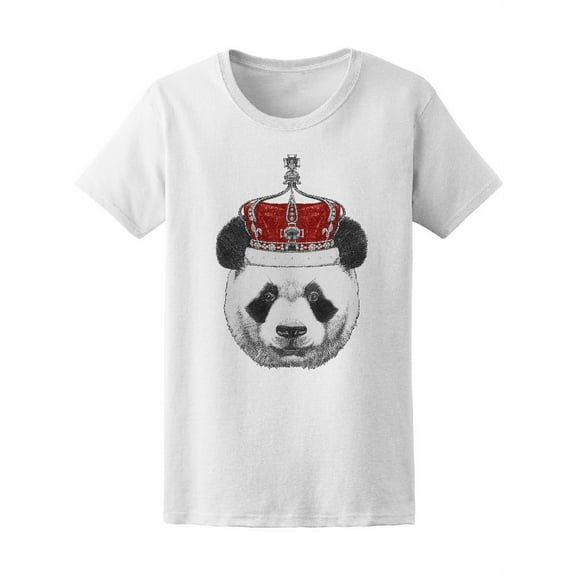 Panda With Crown T-Shirt Women -Image by Shutterstock, Female Small
