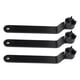 thumbnail image 2 of Llave de Tuerca de Bloqueo, 3pcs Diseño Ergonímico eficiente 4 Llave Molinera de Ángulo de Garra que se Ajusta a PrueBa de Óxido para accesorios de molinillo angular angular angulargular, 2 of 7