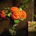 thumbnail image 4 of Namzi 3 Pcs 21in Artificial Hydrangea Flower Large Natural Lifelike Real Touch Hydrangea Flower(Green), 4 of 5