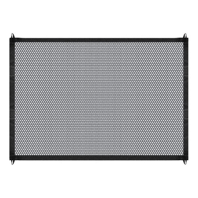 Large Porte pour Animaux de Compagnie pour la Sécurité Intérieure et Extérieure, Porte en Maille Rétractable pour Chien, Installation Facile Sans Outils Requis, Barrière Portable pour Animaux et Enfants (75cm de Haut, 180cm de Large)