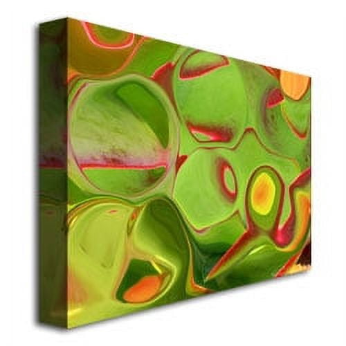 Trademark Art "Neon Cactus Liquid" Canvas Art by Kathie McCurdy