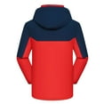 thumbnail image 3 of QIUOMBBP Mens Ski Jacket Warm Winter Outdoor Parka Coat Detachable Hood Mountain Windproof Snowboarding Jackets, Red, XXL, 3 of 4