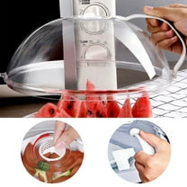 Microwave Plate Cover Transparent Cover 9.2 Inch An Ti Splatter Lid With Steam Vents Holes And Handle