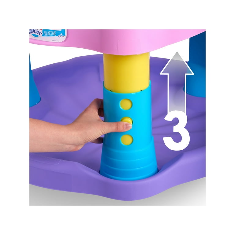 Evenflo Little Baby Bouncer: Exersaucer Bounce and Learn Sweet Tea - Main Image