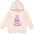 thumbnail image 2 of Inktastic I Love Ballet Slippers Toddler Hoodie, 2 of 4
