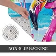 thumbnail image 6 of Pofeuu Tropical Flamingo Summer Print Flannel Doormats Rug16"x24"Rug Washable Doormats Indoor Outdoor Rugs for Layered Front Door Mats, Porch, Kitchen, Entryway, 6 of 7