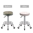 thumbnail image 5 of Daiia Rabbit Stool Covers Round,Round Bar Stool Covers Waterproof Bar Chair Covers Washable Stool Cushion Slipcover for 12-14 Inch Chair-12 inch, 5 of 7