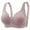 Light Purple, variant on Women's Front Closure Bras Breathable Cotton Bra Sports Bras Large Bust Full Coverage Lace Bra