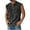 Black, variant on LODIENY Tank Tops Henley Shirts for Men Sleeveless Gym Workout Running Beach Summer Vintage Button Down V Neck Solid Muscle T-Shirts with Pockets Black XXXL