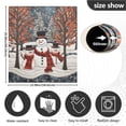 thumbnail image 3 of Christmas Snowman Trees Dishwasher Magnetic Covers Magnet Sticker Kitchen Decor Dishwasher Refrigerator Front Door Covers Decorative Magnetic 23" x 26", 3 of 5