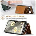 thumbnail image 5 of TECH CIRCLE Wallet Case for Google Pixel 8, 2 in 1 Retro PU Leather Cell Phone Back Cover Magnetic Detachable with Wallet Credit Card Cash Holder Kickstand Case Cover for Google Pixel 8 2023,Brown, 5 of 10