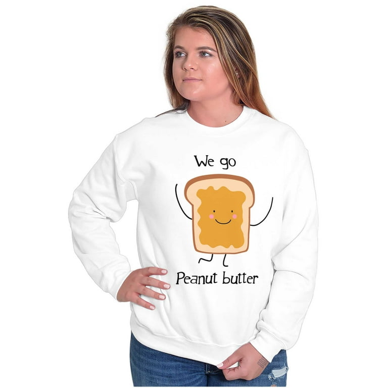 Kawaii Matching Couples Set PB and J Sweatshirt for Men or Women Brisco Brands M