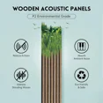 thumbnail image 4 of INTIGE 2Pcs Wood Soundproofing Panels, 92.5'' X 11.02'', Soundproofing Wall Panels, 4 of 5