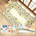 thumbnail image 2 of Washable Area Rug for Living Room, 5'x7' Floral Non-Slip indoor Rug, Soft Low Pile & Stain Resistant Boho Accent Carpet for Bedroom, Dining Room, Kitchen, Entryway, Nursery, 2 of 8