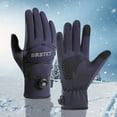 thumbnail image 2 of Hellosay Mens Ski Snow Warm Gloves Thermal Warm Touch Screen Gloves Christmas Gifts Blue, 2 of 9