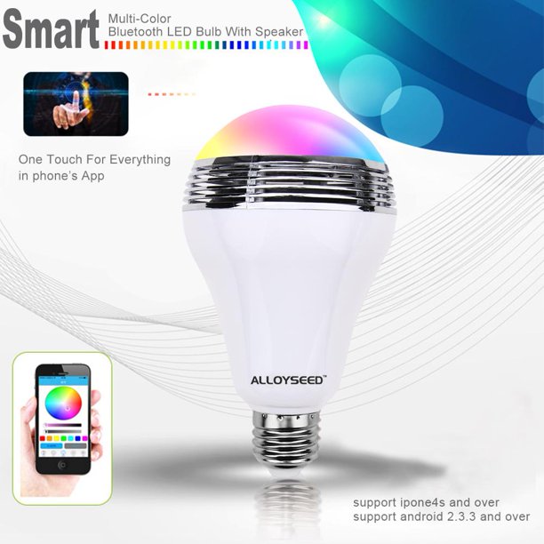 Bombilla LED ALLOYSEED TS-D03 con altavoz compatible con Bluetooth Tmvgtek 1jh1jw2hq6kt9mx7