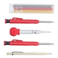 thumbnail image 4 of Lápices mecánicos de carpintero, kit de 10 piezas de marcadores de colores, recambios de marcadores, herramientas de marcado de trazador, muy recomendables, 4 of 9