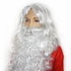 thumbnail image 3 of Peluca y Barba Xihbxyly de Papá Noel 45 cm y 42 cm, 3 of 7