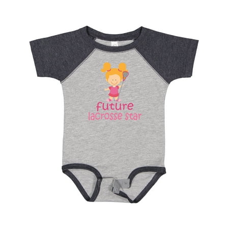 

Inktastic Future Lacrosse Star Girl Gift Baby Girl Bodysuit