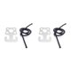 thumbnail image 2 of Naiovety Diving Hook Buckle with Bungee Steel D-Ring Parts Rope Dive Retainer Snorkeling Stainless Equipment Gear Belt Swimming 2piezas, 2 of 6