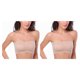 thumbnail image 3 of Sonducket Sujetador inalámbrico Sujetadores sin tirantes Bandeau Accesorios Almohadillas removibles Parte del tubo Ropa interior Fuera del carne XXX 2Conjunto, 3 of 6