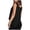 Black, variant on Womens Tops Workout Shirts Solid Color Tank Loose Fit Basic Clothes Summer Sleeveless Open Back Plain Tees Blouses Red M