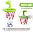 thumbnail image 3 of LieGorJi Bathtub Dino Basketball Hoop with 5 No Hole Balls, Toddler Bath Toys for Boys & Girls, Ideal Birthday Gifts for 1-3 3-5 5-8 Year Old, 3 of 8