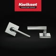 thumbnail image 5 of Kwikset Halifax Square Passage Lever Doorknob Polished Chrome, 5 of 9