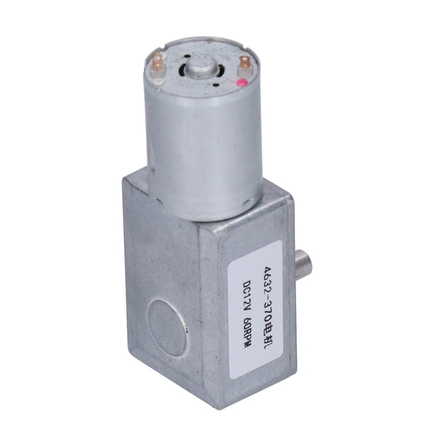 Motorreductor de turbina con eje reductor y caja de engranajes turbo, 60 RPM, 12 V CC, 4632-370