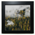 thumbnail image 1 of Forêt Montagne Brouillard Nuage Automne Noir Carré Cadre Photo Mur Table, 1 of 3